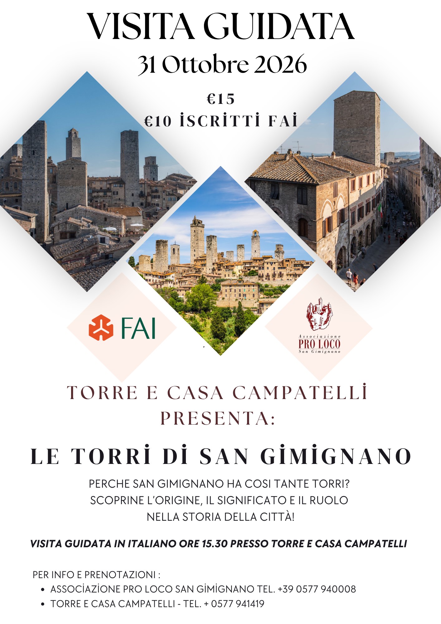 VISITA GUIDATA A TORRE E CASA CAMPATELLI CON FOCUS SULLE TORRI